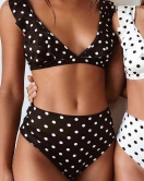Puantiyeli Bikini Takım Siyah - 10060.1834.