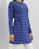 Çizgili Tunik Saks - 11313.1567.