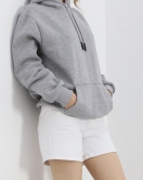 Kanguru Cep Oversize Sweat Gri - 3080.275.