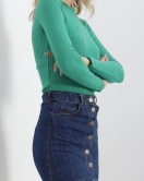Balıkçı Yaka İnterlok Body Benetton - 15862.1567.