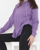 Kapşonlu Sweat Mor - 9940.1567.