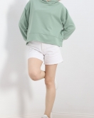 2 İplik Kapşonlu Sweat Mint - 1728.1095.