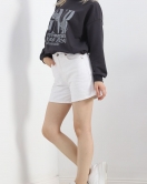 Baskılı İki İplik Oversize Sweat Füme - 21648.200.
