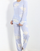 Alt Üst Aynı Rotasyon Pijama Takımı Buzmavi - 788.1287.