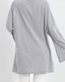 Baskılı Oversize Suprem Tunik Gri - 20217.1567.