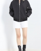 Unisex Bomber Ceket Siyah - 20362.1761.