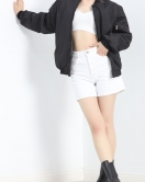 Unisex Bomber Ceket Siyah - 20362.1761.