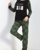 Polar Pijama Takımı Siyah - 19215.1048.