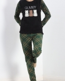 Polar Pijama Takımı Siyah - 19215.1048.