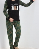 Polar Pijama Takımı Siyah - 19215.1048.