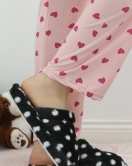 Puanlı Peluş Terlik Siyah - 12363.264.