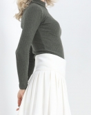 Balıkçı Yaka Body Haki - 8338.1567.