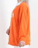 Calıfornıa Baskılı Sweat Oranj - 20944.1778.