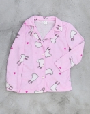 4-13 Yaş Çocuk Pijama Takımı Pembebeyaz - 408.1287.