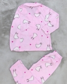 4-13 Yaş Çocuk Pijama Takımı Pembebeyaz - 408.1287.