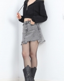 Modal Kapşonlu Crop Sweat Siyah - 12885.148.