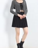 Atletli Crop Ceket Takım Siyah - 12757.148.