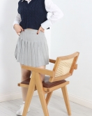 Pileli Etek Gri - 5028.148.
