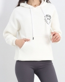 Baskılı Unisex Sweat Ekru - 20071.1878.
