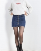 Ön Arka Baskılı Oversize Sweat Gri - 21503.200.