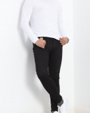 Uzun Kollu V Yaka Erkek Sweatshirt Beyaz - 19647.200.
