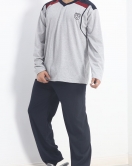 Erkek Pijama Takımı Gri - 20216.1838.