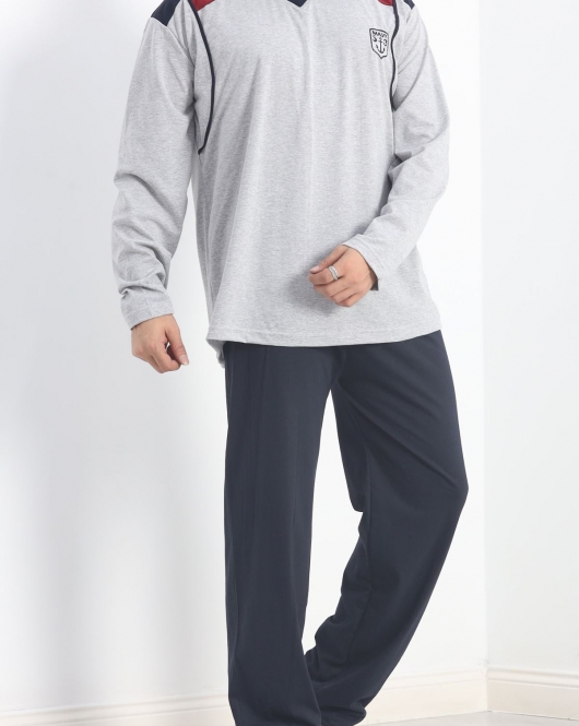 Erkek Pijama Takımı Gri - 20216.1838.