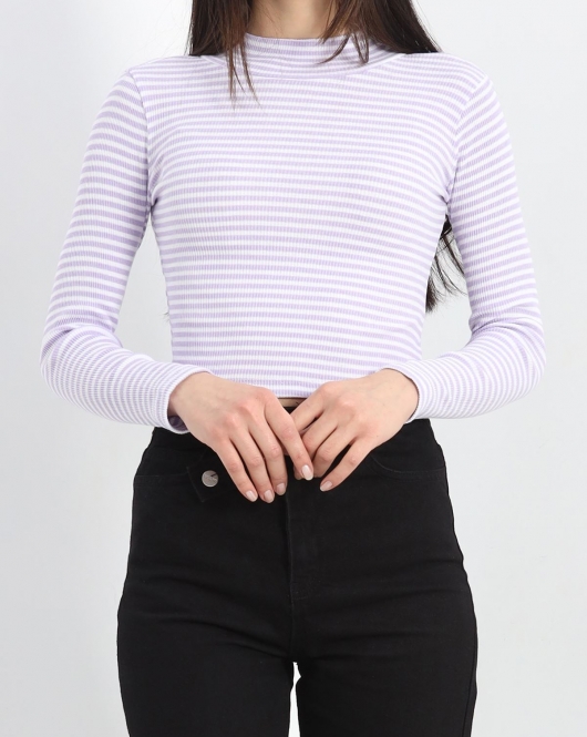 Kaşkorse Yarım Balıkçı Fitilli Basic Body Lila - 19342.1567.