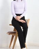 Kaşkorse Yarım Balıkçı Fitilli Basic Body Lila - 19342.1567.