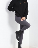 Üç İplik Nakışlı Sweat Siyah1 - 20329.1872.