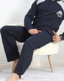 Erkek Pijama Takımı Lacivert - 20215.1838.