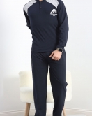 Erkek Pijama Takımı Lacivert - 20215.1838.