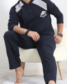 Erkek Pijama Takımı Lacivert - 20215.1838.