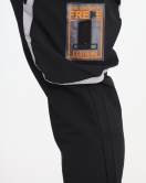 Paraşüt Kumaş Jogger Alt Siyah1 - 19372.1874.