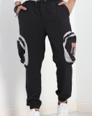 Paraşüt Kumaş Jogger Alt Siyah1 - 19372.1874.