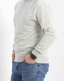 Bisiklet Yaka Sweat Gri - 20860.1874.