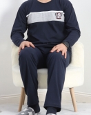 Erkek Pijama Takımı Lacivert - 20828.1838.