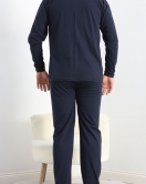 Erkek Pijama Takımı Lacivert - 20828.1838.