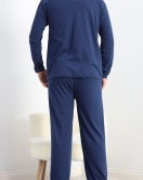 Erkek Pijama Takımı Lacivert - 20834.1838.