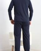 Erkek Pijama Takımı Lacivert - 20836.1838.