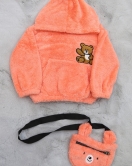 3-7 Yaş Çantalı Welsoft Sweat Yavruağzı - 624433.1576.