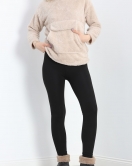 Kanguru Cep Kapşonlu Peluş Sweat Taş - 9062.1153.