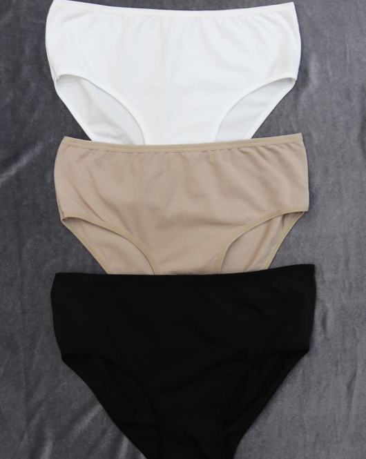 Bato 3'Lü Külot Set Vizon - 50024.1783.