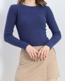 Raporlu Bisiklet Yaka Body Lacivert - 50042.1567.
