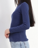 Raporlu Tam Yaka Body Lacivert - 40072.1567.