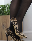 10 Cm Topuklu Stiletto Leopar - 20559.264.
