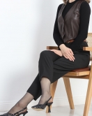 Kemerli Double Pantolon Siyah - 40090.1909.