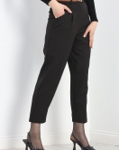 Kemerli Double Pantolon Siyah - 40090.1909.