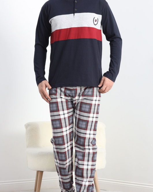Erkek Pijama Takımı Lacibordo - 20830.1838.