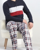 Erkek Pijama Takımı Lacibordo - 20830.1838.